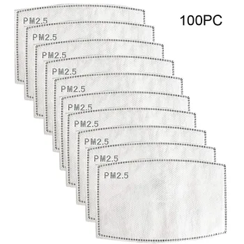 

1/5/10/20/50/100pcs Children's Face Mask With Dustproof Haze And Windproof Filter 5-layer Meltblown Cloth Comfortable Mask