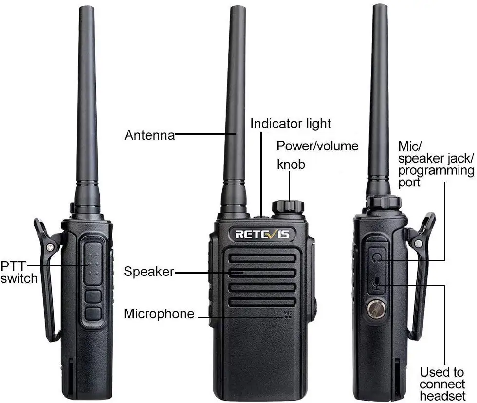 RETEVIS RT47/RT647 IP67 водонепроницаемая рация PMR радио PMR446/FRS VOX 2 способ радио Comunicador трансивер для Baofeng UV-9R