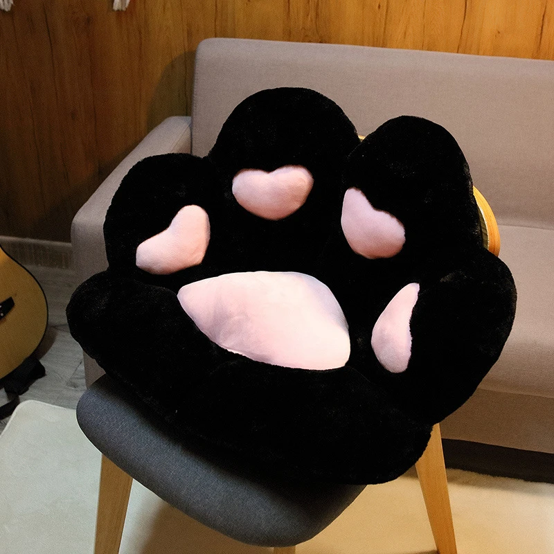Chair Cushions, Cute Cat Paw Shape Plush Seat Cushions for Home Office Hotel Café New Style 2021 