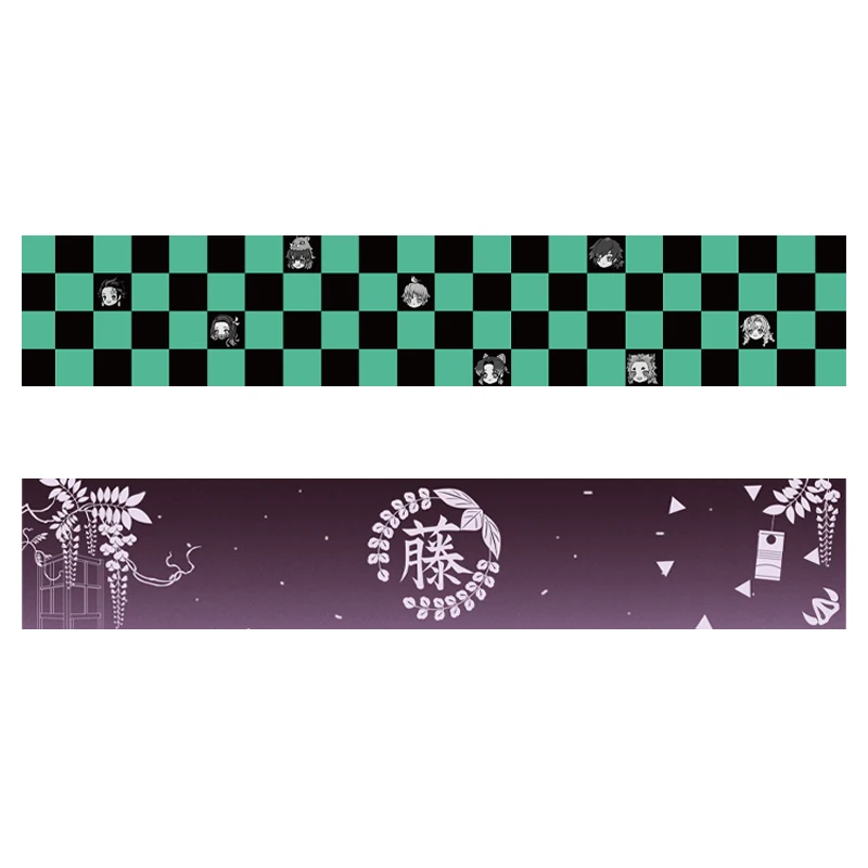 Brdwn Demon Slayer Kimetsu no Yaiba унисекс Kamado Tanjirou Kochou Shinobu Глициния Синенсис шарф для косплея аниме шарфы