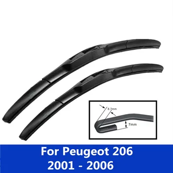 

Car Windshield Wiper Blades For Peugeot 206 Hatchback / SW / CC 2001-2006