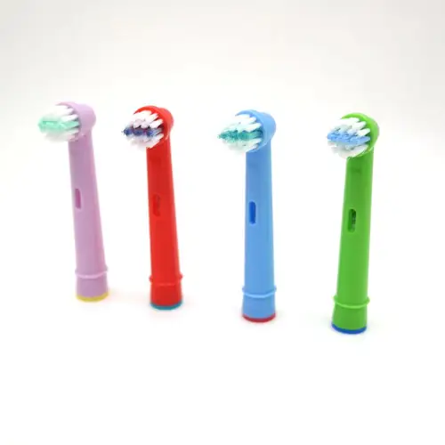 어린이 및 어린이용 칫솔 헤드 교체, 구강 프로 헬스 B 단계 도리 전동 칫솔에 적합, 24 개 4