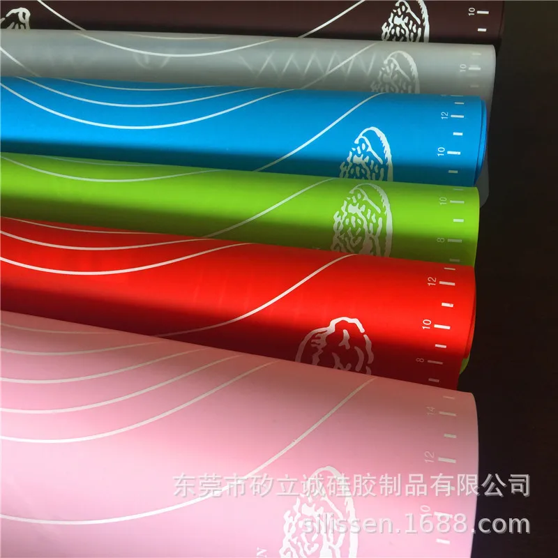 

Direct Supply Silicone Dough Kneading Mat Platinum Material 50*40*0.2 Cm Extra-large Thick Customizable Color Figure