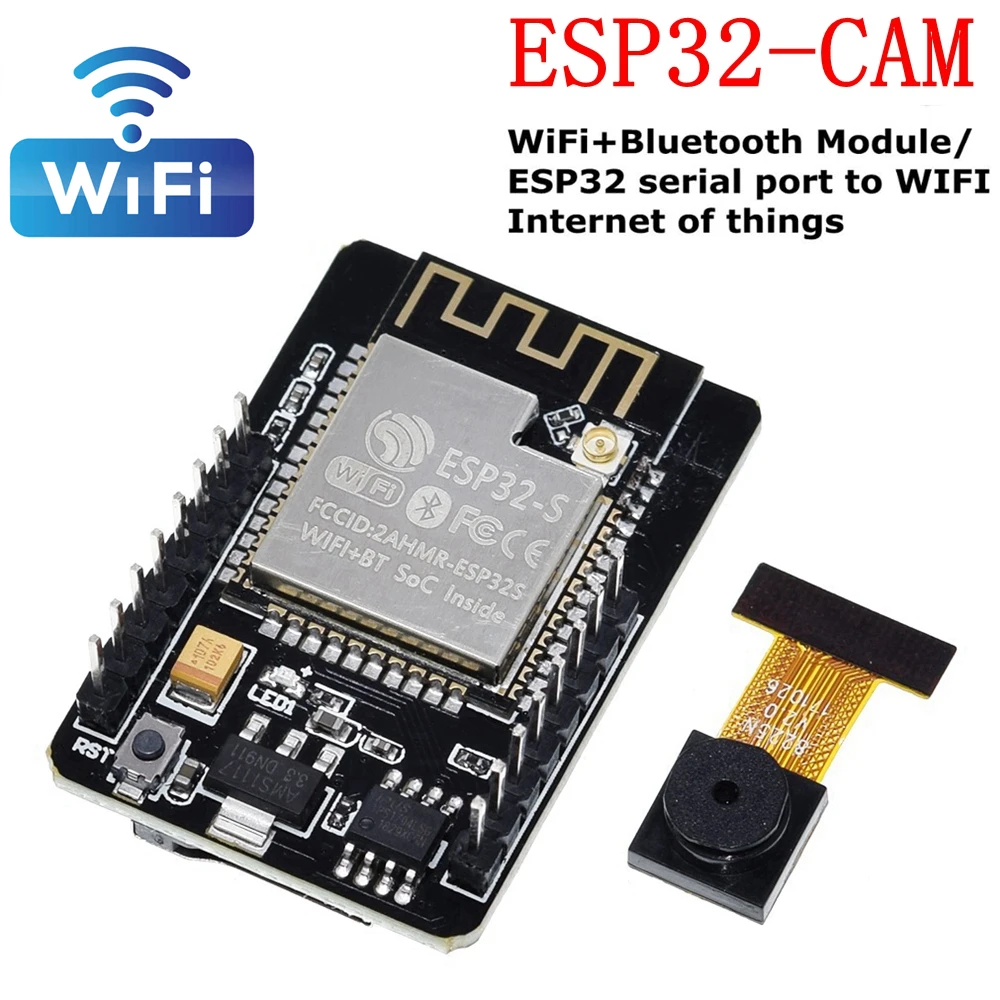 Модуль камеры ESP32-CAM WiFi + Bluetooth макетная плата для модуля ESP32 с модулем OV2640 2MP Arduino |