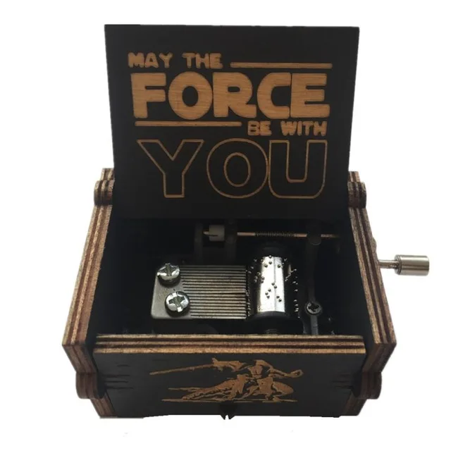 Star wars C Пираты Карибы музыкальная шкатулка Игра престолов харрипоттер музыкальные коробки ручной работы деревянные музыкальные коробки подарок Caja de musica - Цвет: Star wars C