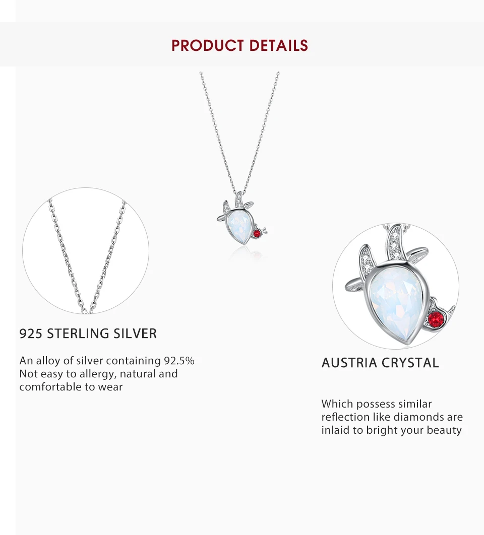 SILVERHOO 925 Silver Necklace For Women 