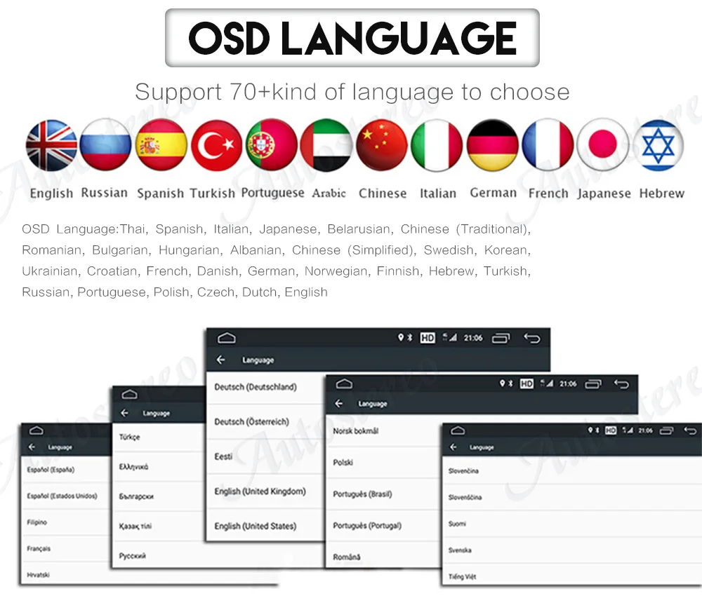 Excellent Android 9.0 4+32GB Car No DVD Player GPS Navigation For Peugeot 206 2000-2016 Headunit Multimedia Recoder Satnav stereo unit DSP 19