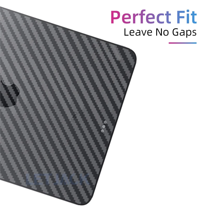 Filme Protetor Traseiro Matte para o Ipad da Maçã Película Macia da Fibra do Carbono Ipad ar 3d Pro 11 10.5 Mini Peças - Imagem 6