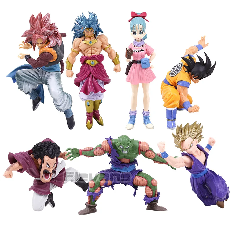 Dragon Ball Z Scultures большой Моделирование Budokai tenkaichi 7 Broly ПВХ рис Коллекционная модель игрушки 20 см