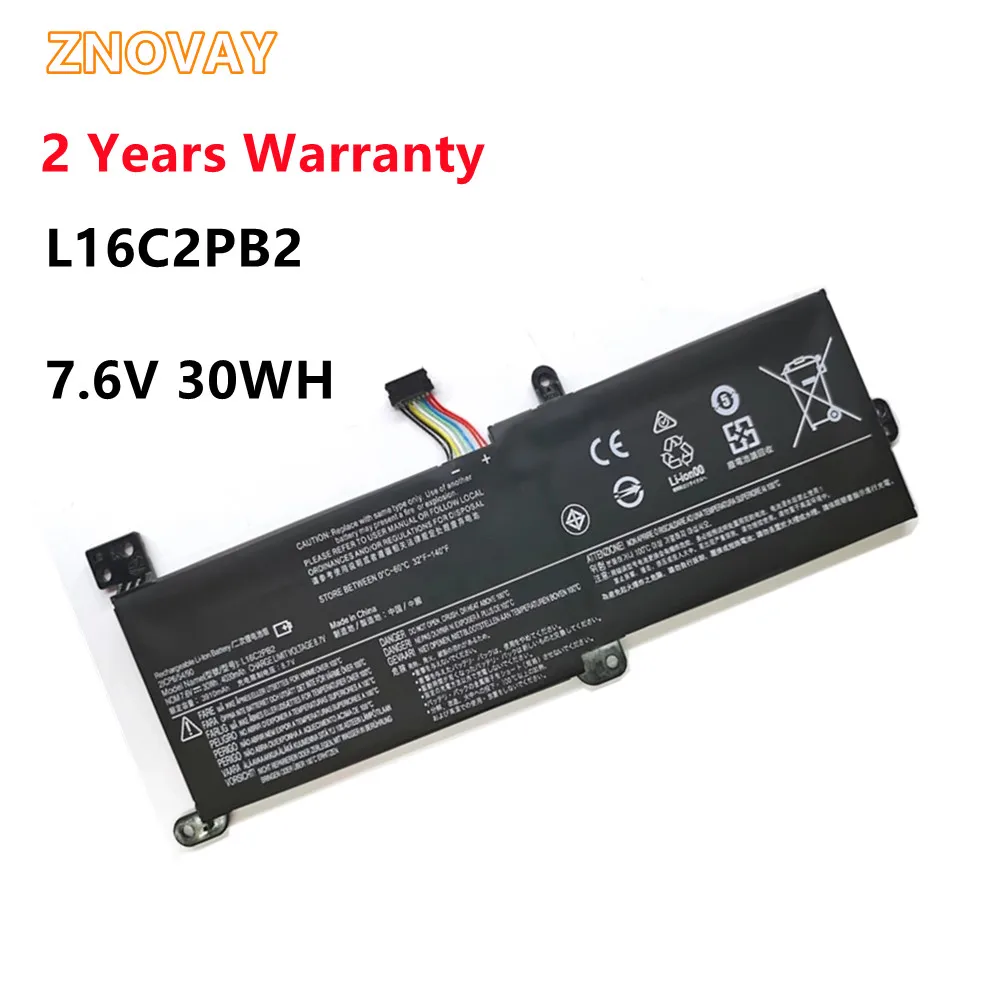 Аккумулятор ZNOVAY L16C2PB2 L16L2PB2 L16S2PB2 для ноутбука Lenovo IdeaPad 320-14IAP 320-15AST XIAOXIN 5000-15 7 6 В 30WH |