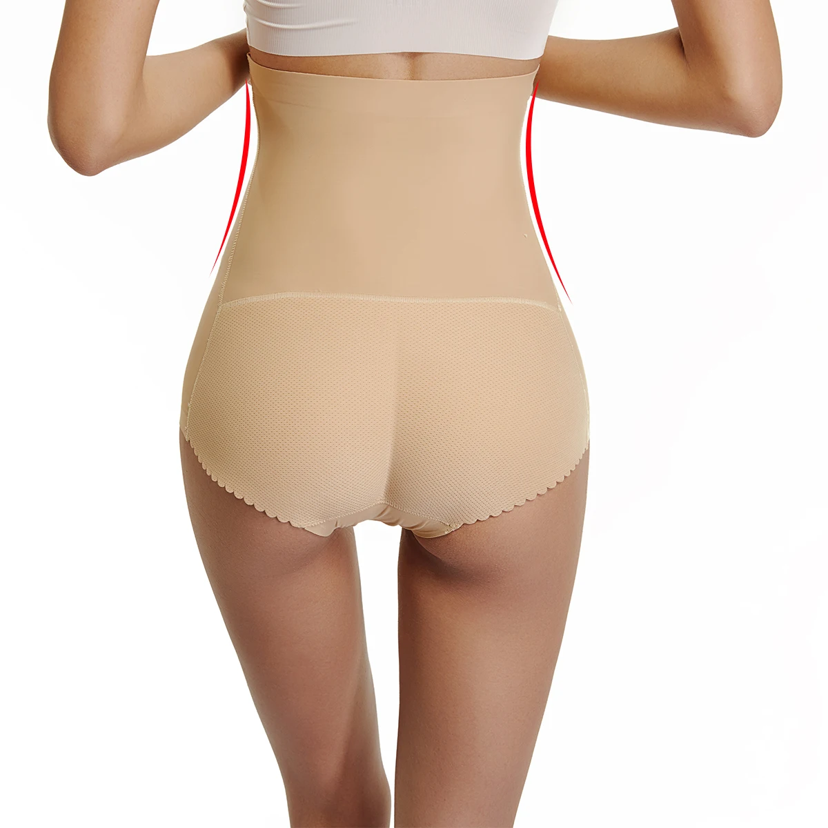 Joyshaper Butt Lifter, Формирующее бельё Формирующее фигуру, бесшовные трусики с высокой талией, сексуальное нижнее белье с регулировкой живота