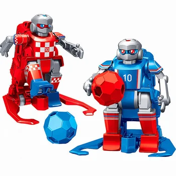 

2.4G RC Football Robot Toy Wireless Remote Control Two Soccer Robots Game Toys for Kids Family Interaction Toys