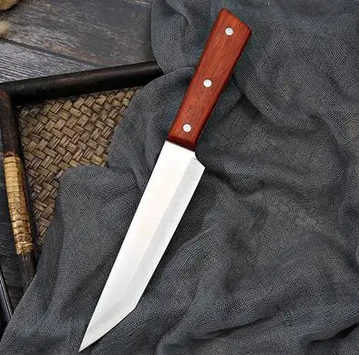 B Немецкий стальной нож со скелетами, специальный нож для убоя, нож для мяса, для убоя свиньи и овец, нож для резки, инструмент для склеивания - Цвет: B