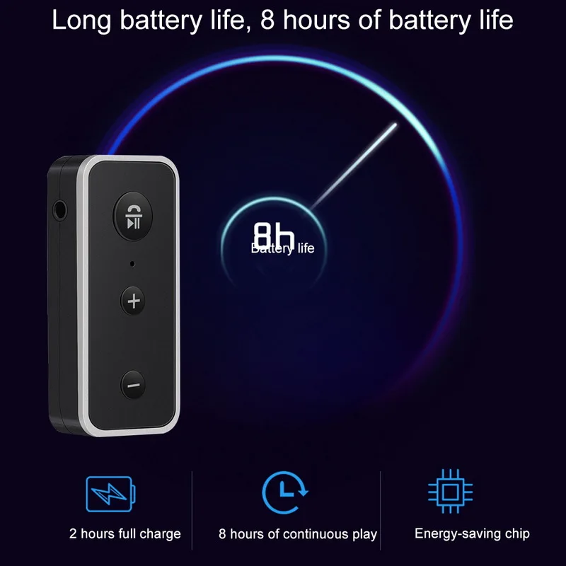 Iphone вызов Мини Bluetooth Handsfree автомобильный комплект динамик наушники адаптер AUX аудио MP3 Bluetooth приемник