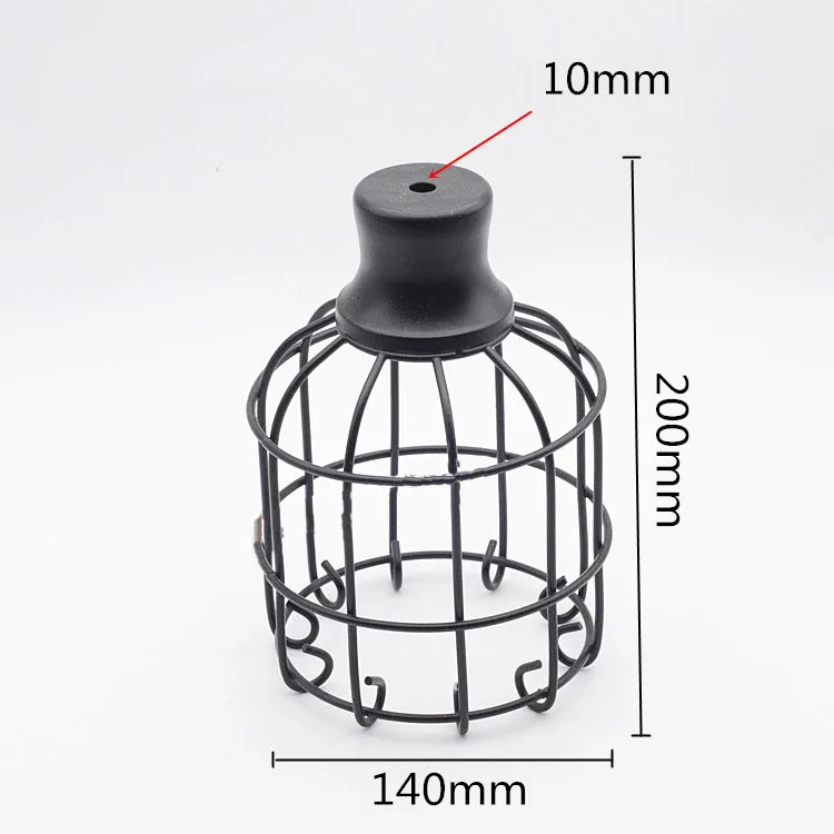 Винтажный Железный Абажур для лампы металлическая крышка птичьей клетки