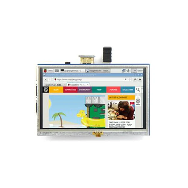 AAAE топ-5 дюймов ЖК HDMI пресс-экран дисплей TFT ЖК-панель модуль 800x480 для Raspberry Pi 4B Raspberry Pi 3 Model B/B