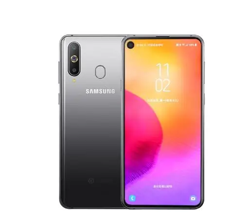 5 Samsung Galaxy A8s 6,4 ”Snapdragon 710 Otca core 128 ГБ Три задние камеры Face ID NFC Android 4G мобильный телефон - Цвет: 5
