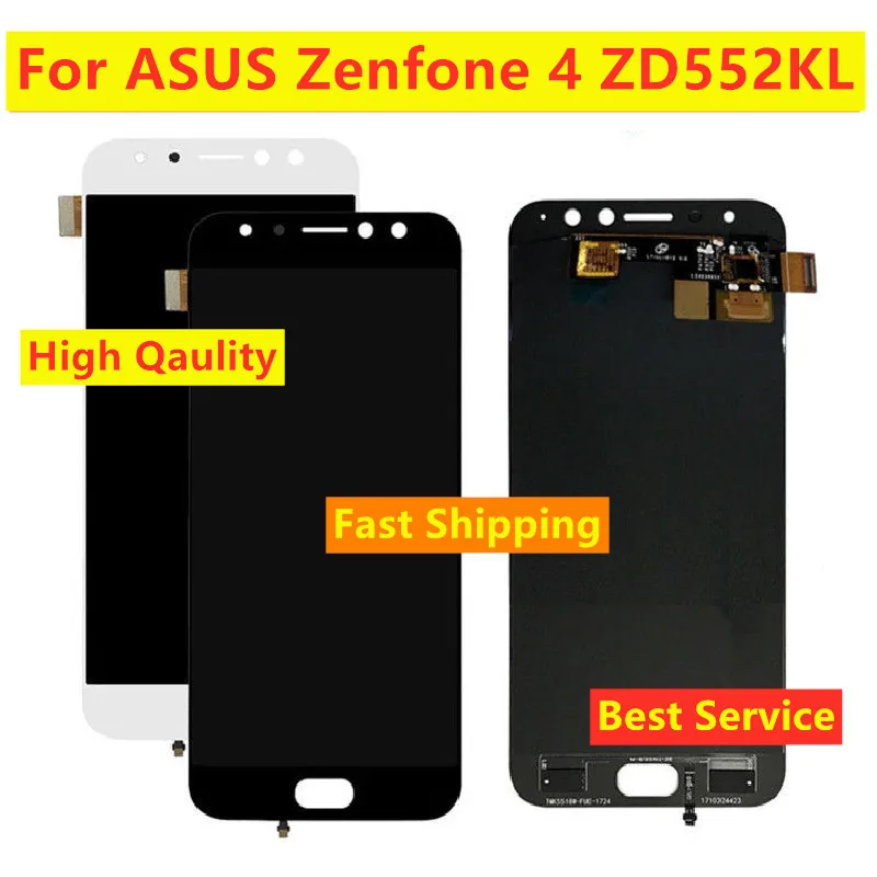 Новый Полный ЖК дисплей для Asus ZenFone 4 Selfie Pro ZD552KL Z01MD Z01MDA ZD551kl с сенсорным экраном и