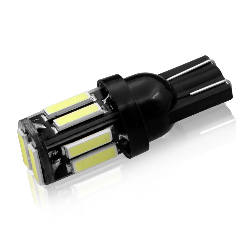 1 шт. W5W 10 7020 SMD автомобильный T10 светодиодный 194 168 Клин Замена заднего прибора панель лампы белые лампы для габаритных огней