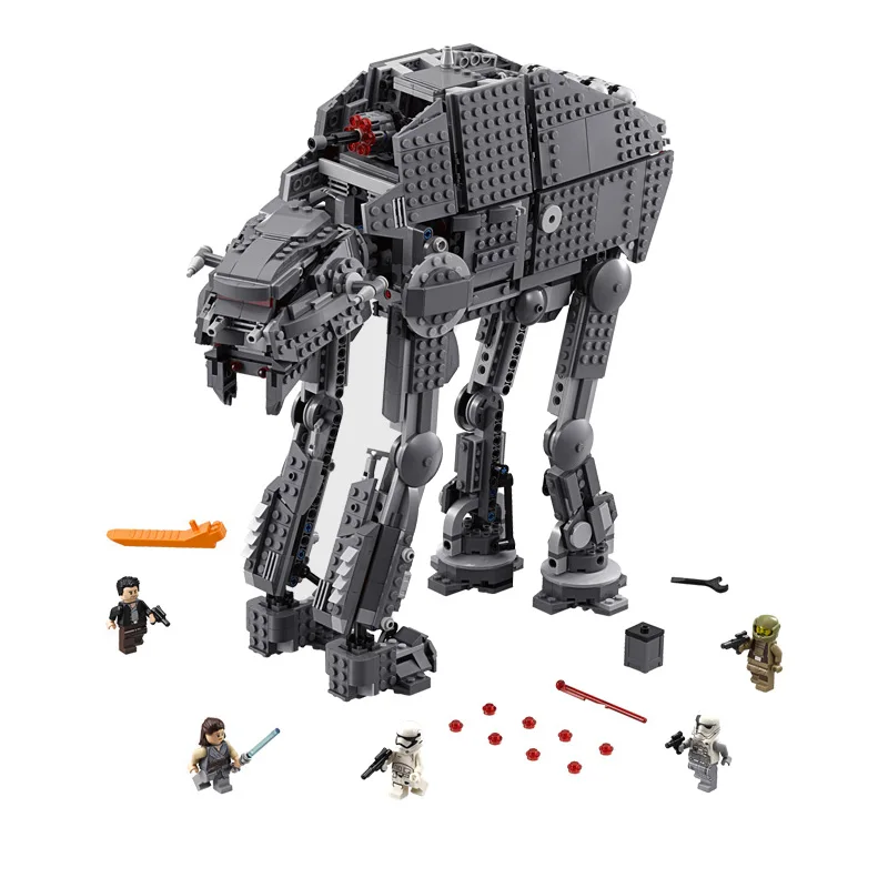 

05130 Compatible Legoinglys 75189 Star Wars Heavy Assault Walker Model Building Blocks Boys Birthday Gift Toys For Children
