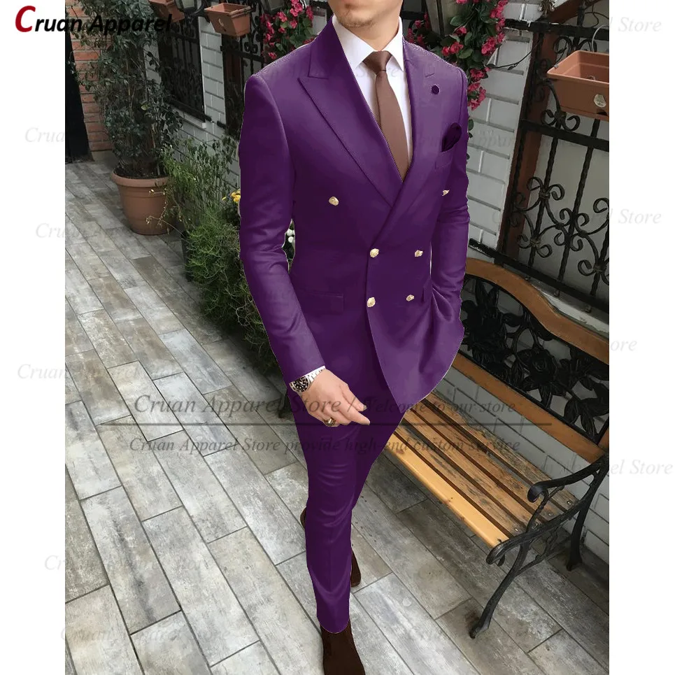 Burgundy Velvet Formal Mens Coat Suits Plus Size Two Button Groom Best Man  Coat Business Wedding Blazer Only One Jacket - Groom Wear - AliExpress