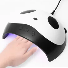 Горячая Распродажа 36 Вт светильник в форме панды устройство для лечения светодиодный светильник для ногтей умная сенсорная сушилка с таймером УФ-Полировка маникюрная машина
