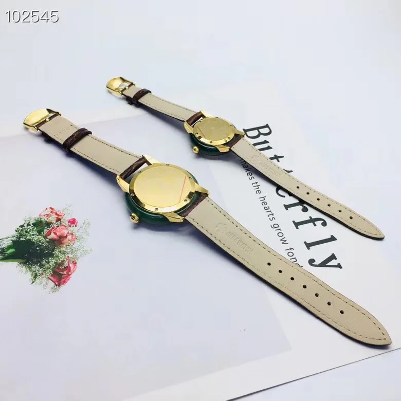 2019New мужские часы пара Женские наручные часы материал нефрит тонкий бизнес мужские часы Креативный роскошный модный топ женские часы