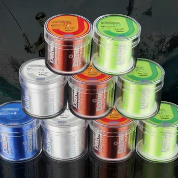 

500M Super Strong Fishing Line 0.4-0.8mm 2-40LB Nylon Competitive Long Throw Sanda Fishing Line Carp Fishing Wire Fish Rope Cord