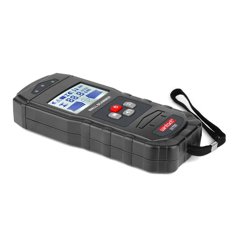 Kopen WT55 Digitale Muur Scanner Detector Detecteren draad waterleidingen metalen materialen in de muur Elektrische Doos Finder Muur Detector