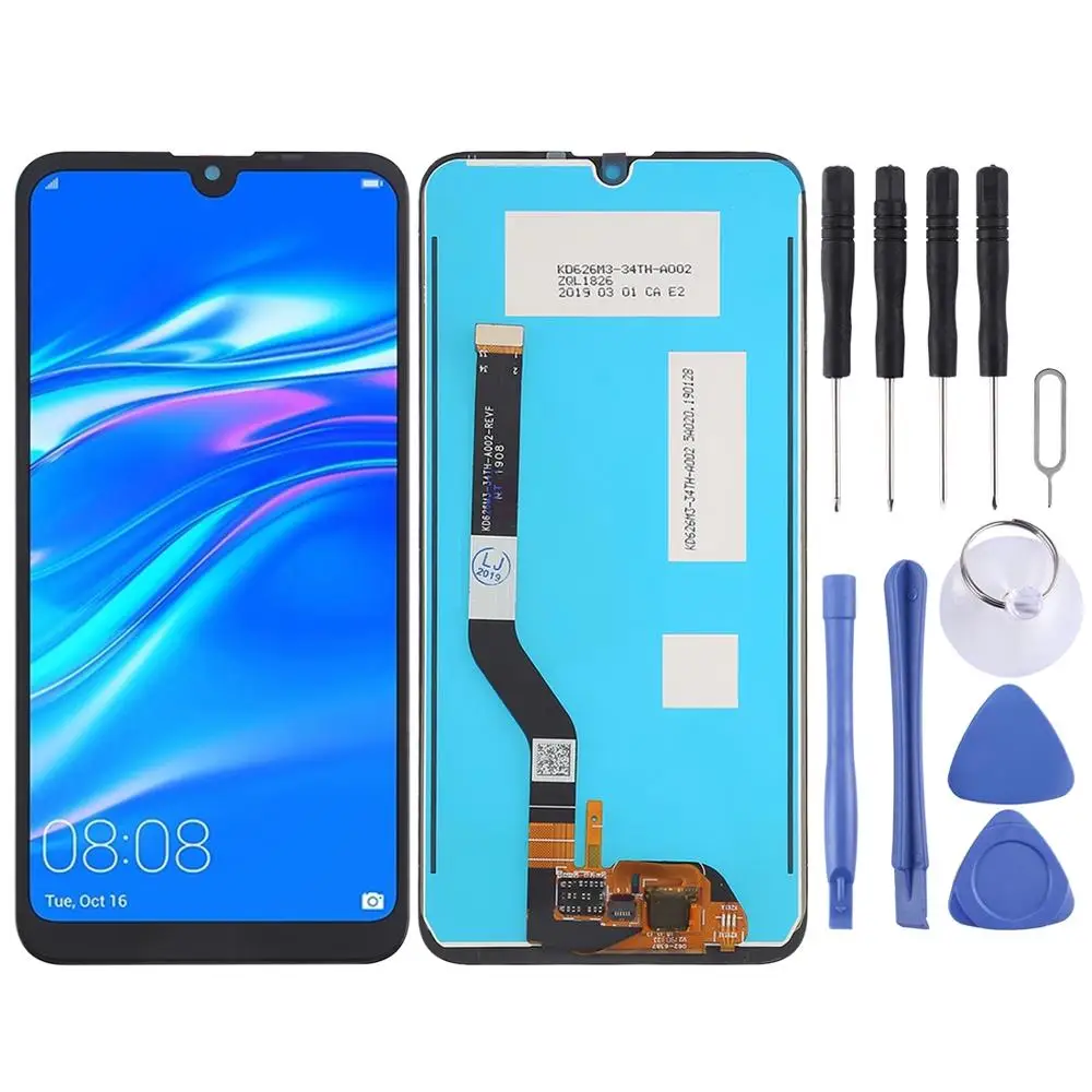 

LCD Screen and Digitizer Full Assembly for Huawei Y7 (2019)(Black)