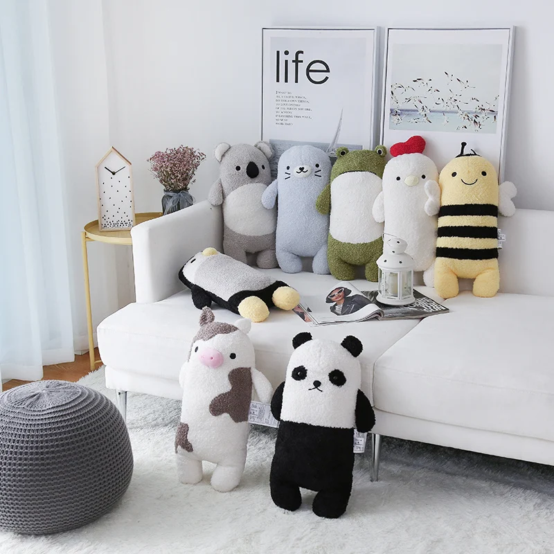 Cute Bee Dolls Stuffed Plush Pillow Sofa Home Decor Toys Cushion Kids Gifts 