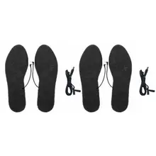 1 пара стельки для обуви с электрическим подогревом обогреватель ног USB для ног зимние теплые носки коврик для зимних принадлежностей