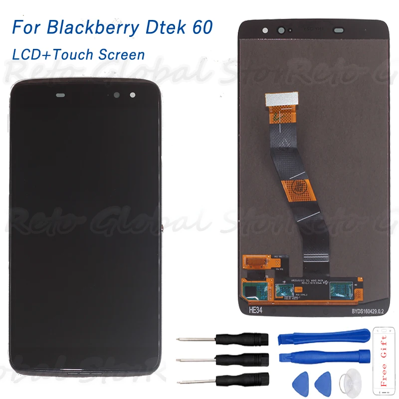 

5.5For Blackberry Dtek 60 LCD Display Touch Screen Digitizer Assembly Replacement For BlackBerry Dtek60 LCD Screen Repair Parts