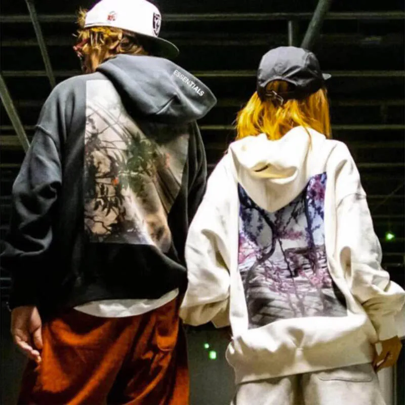 Chaqueta con capucha para hombre y mujer, prenda de vestir, con estampado de alta calidad, primavera y otoño, 2021