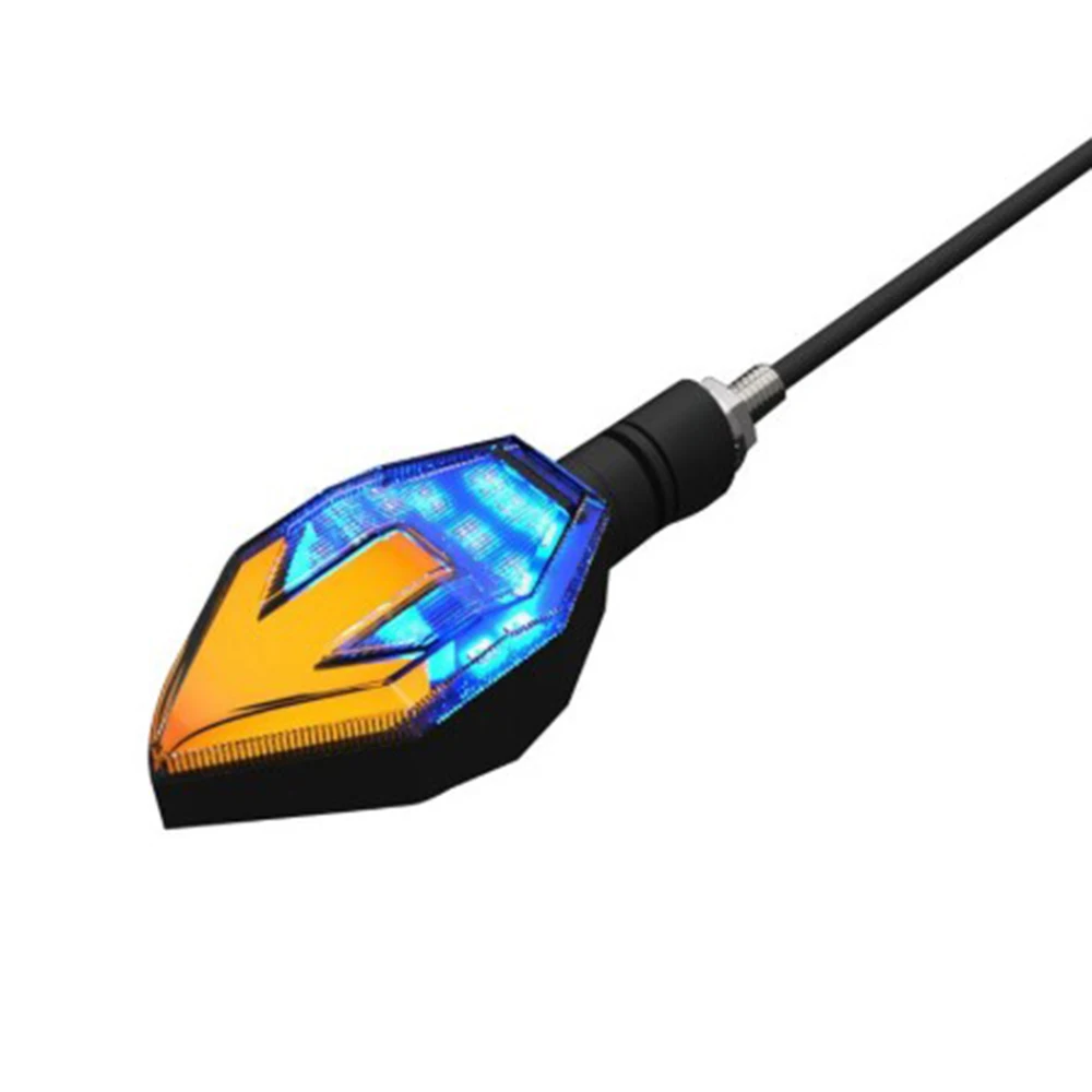 

Backup Turn Signal Light Parking 2pcs Motorcycle LED Daytime Urgent Caution