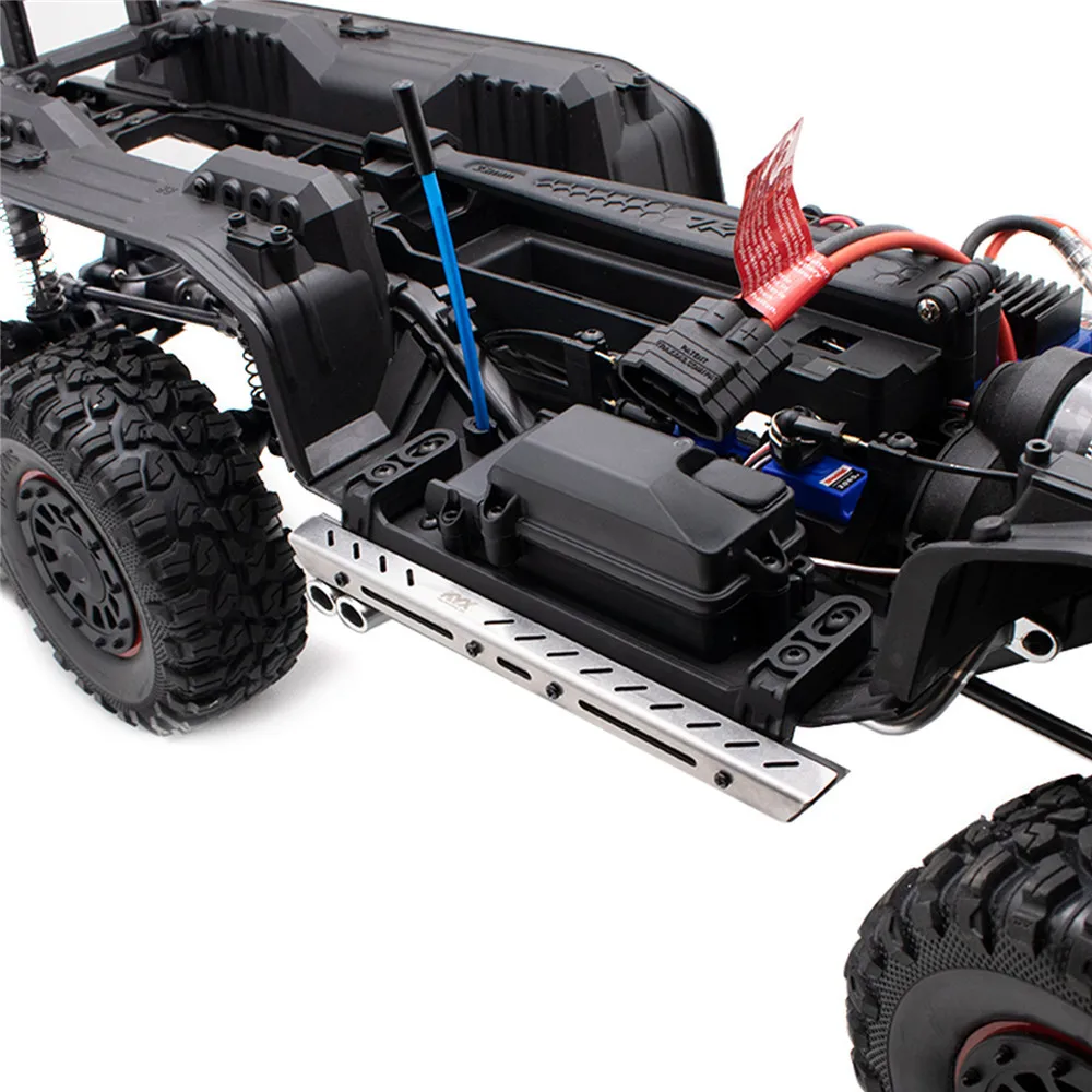 1 пара педалей из нержавеющей стали боковая защита для 1/10 Traxxas TRX6 G63 6 × пластина