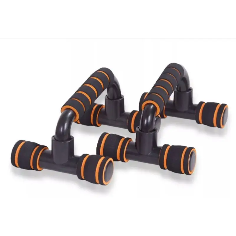 1 пара Pushup стенд пена ручка тренировки груди Упражнение Бар Губка тренажер захватываемый Для Рук Фитнес-Упражнение устройство аксессуары