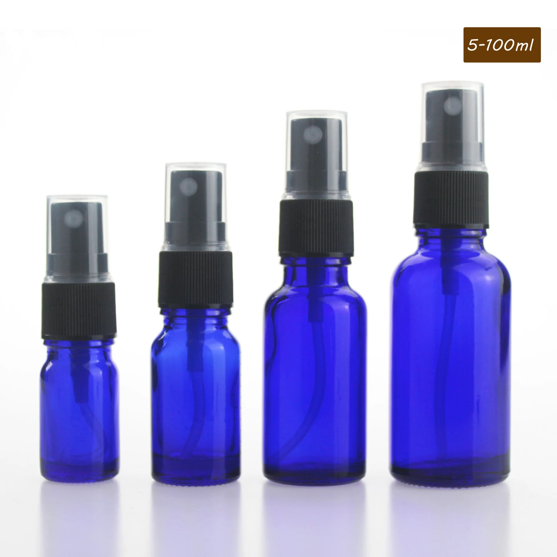 5- 100ml Refillable Sprayer Bottles Esstenial Oil Liquid Empty Atomizer Makeup Spray Bottle Perfume Glass