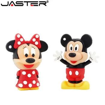 

JASTER cartoon 4GB Mickey Minnie usb flash drive usb 2.0 8GB 16GB 32GB 64GB pendrive gift U disk