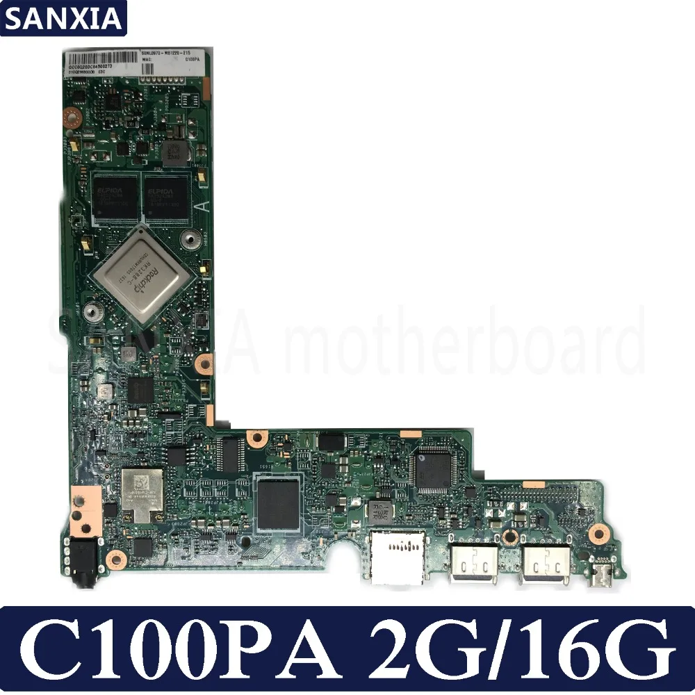 KEFU C100PA материнская плата для ноутбука ASUS C100P C100 тест оригинальная 2G RAM EMMC-16G |