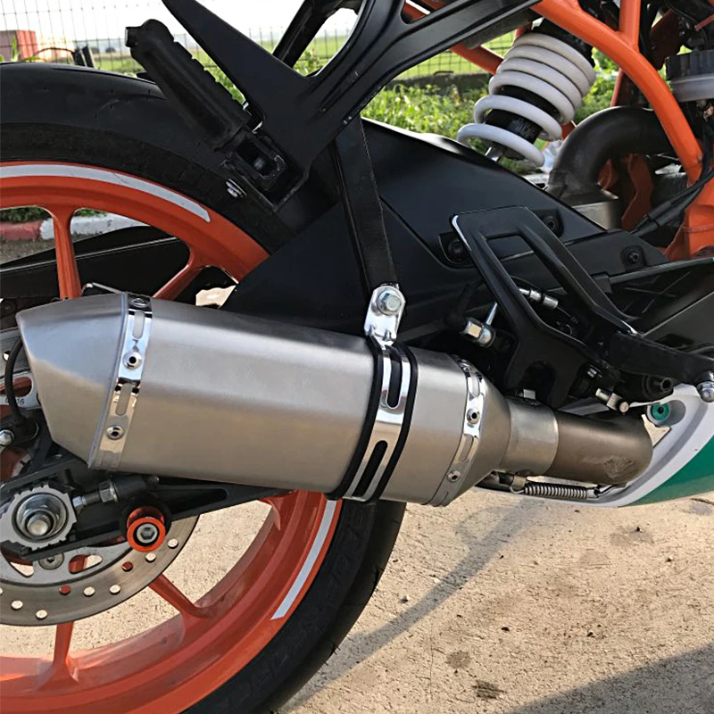 Универсальный Akrapovic выхлопной мотоцикл 51 мм Мотоцикл выхлопная труба глушитель для Suzuki Yamaha Honda KTM Kawasaki Escape слипоны