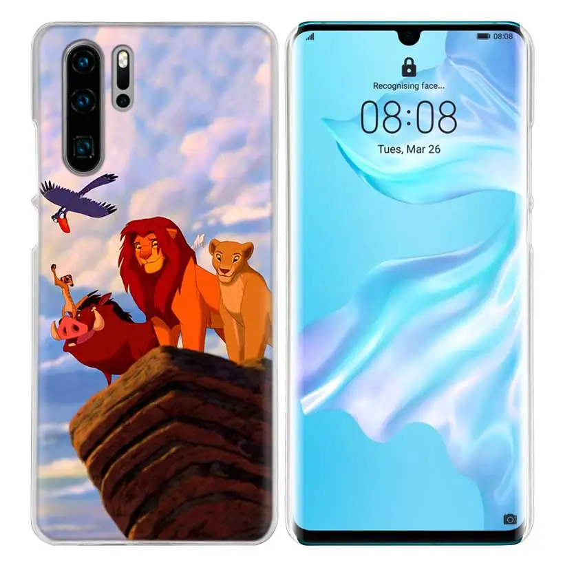 Жесткий чехол для huawei P30 P20 P10 mate 30 20 10 Nova 5 5i Pro Lite P Smart Z Plus Hakuna Matata Lion King - Цвет: 08