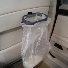 Универсальный автомобильный мусорный бак с рамкой, мусорное ведро для автомобиля, держатель для мусорного мешка, пластиковый органайзер, аксессуары для стайлинга автомобилей