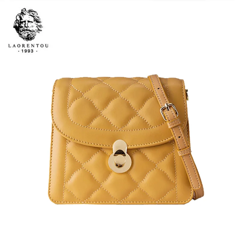 LAORENTOU, женская кожаная сумка, модная сумка из воловьей кожи, роскошные сумки, женские сумки, дизайнерские сумки, известный бренд, женские сумки, новинка
