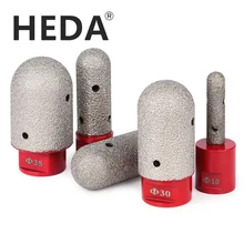 

HEDA vacuum brazed diamond finger bit M14 thread 1 pc 10/20/25/30/35 mm,, for dressing stone such as ceramic marble.