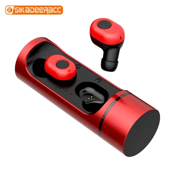 

In Ear Wireless Earphone Noise Cancelling Bluetooth Headsets Mini Sports Headsfree Water Resistant Stereo Earbud For iPhone 7 XR