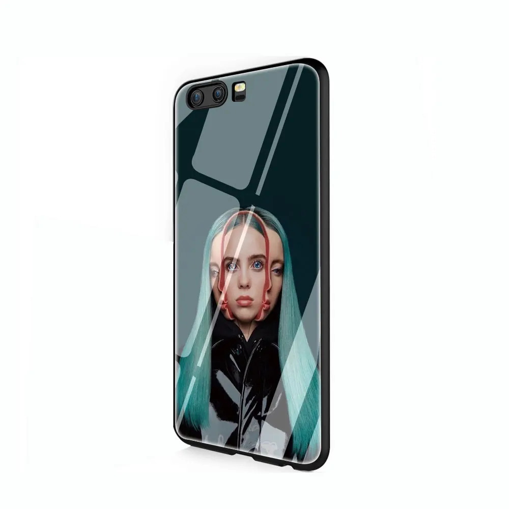 Billie Eilish девушка закаленное стекло крышка чехол для Huawei P10 P20 P30 mate 20 Honor 9 10 Lite Pro 7A 8X P Smart - Цвет: G3