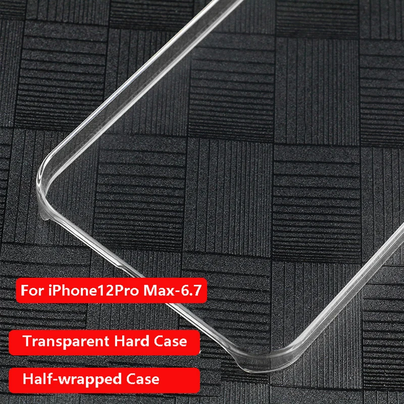 iphone xr clear case Ultra Thin Transparent For Apple iPhone 13 12 Mini 11 Pro Max X Xr XS 7 8 Plus SE 2020 Luxury Hard Shell Half-Wrapped Phone Case iphone 11 case with card holder