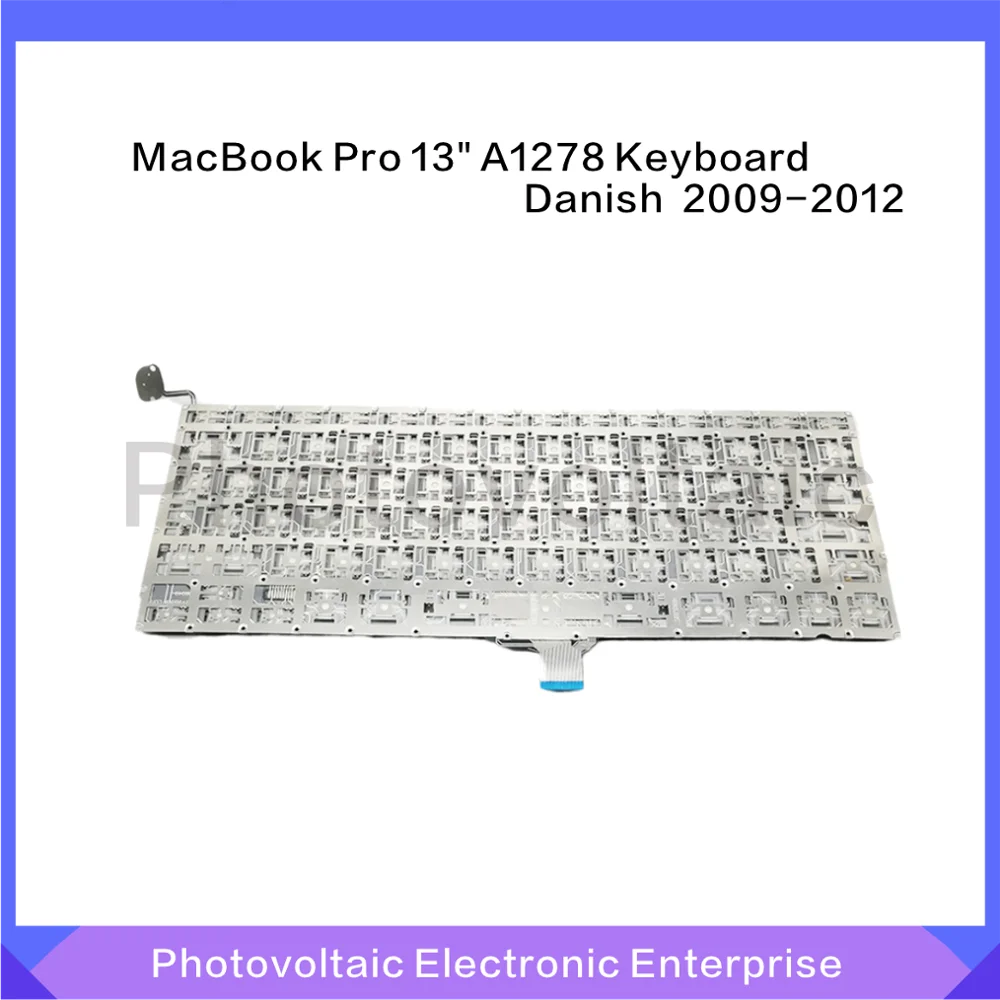 Новая Датская клавиатура для Macbook Pro 13 &quotUnibody A1278 2009 2010 2011 2012|Клавиатуры замены| |