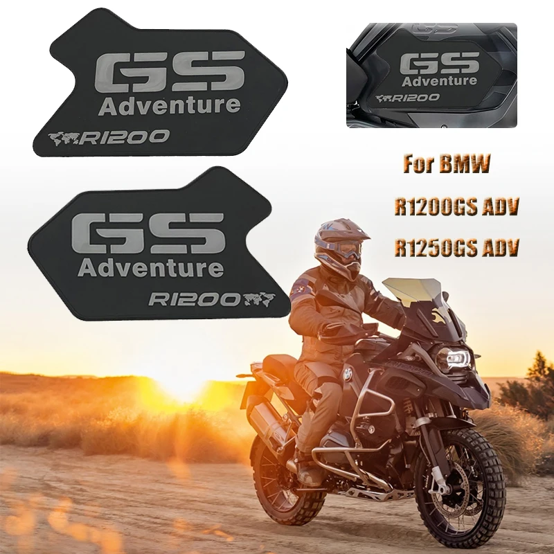 Motorcycle Sticker Anti slip Fuel Tank Pad Side Gas Knee Grip For BMW R1200GS LC ADV R1250GS Adventure R1250GSA 2014-2021 for bmw r1200gs adventure r1250gs adventure tank grip traction pad side tank pad protection knee grip mat tank rubber sticker